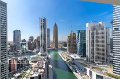 Apartment - Studio - 1 Bathroom for rent in Peninsula One - Peninsula - Business Bay - Dubai