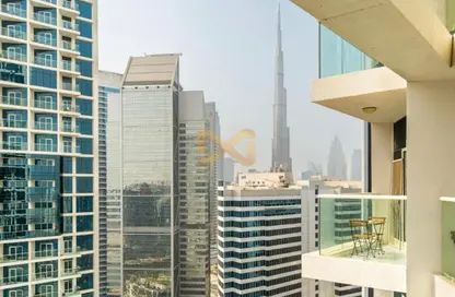 Apartment - Studio - 1 Bathroom for rent in Damac Maison Prive B - Damac Maison Prive - Business Bay - Dubai