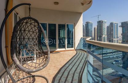 Apartment - 2 Bedrooms - 3 Bathrooms for rent in Cascades Tower - Dubai Marina - Dubai