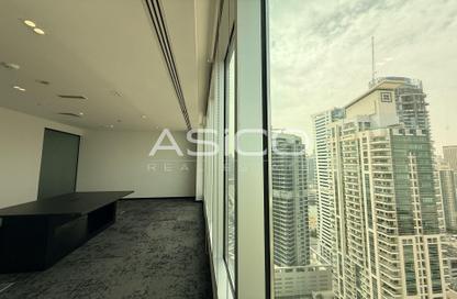 Office Space - Studio - 1 Bathroom for rent in Al Habtoor Business Tower - Dubai Marina - Dubai