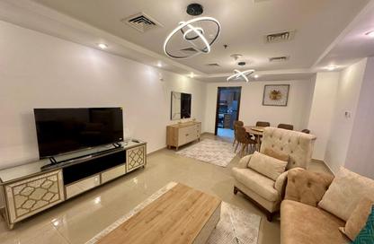 Apartment - 2 Bedrooms - 2 Bathrooms for rent in Beach Tower 2 - Al Khan Lagoon - Al Khan - Sharjah
