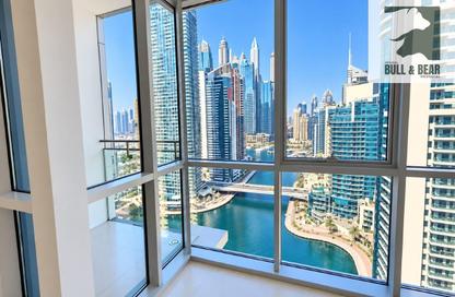 Apartment - 1 - 2 for rent in LIV Waterside - Dubai Marina - Dubai