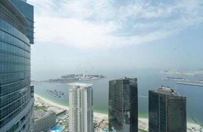 Apartment - 4 Bedrooms - 6 Bathrooms for rent in Al Fattan Marine Towers - Jumeirah Beach Residence - Dubai