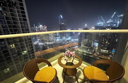 Apartment - Studio - 1 for rent in Damac Maison Prive A - Damac Maison Prive - Business Bay - Dubai