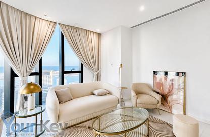 Apartment - 2 Bedrooms - 3 Bathrooms for rent in Burj Mohammed Bin Rashid at WTC - Corniche Road - Abu Dhabi
