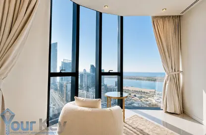 Apartment - 2 Bedrooms - 3 Bathrooms for rent in Burj Mohammed Bin Rashid at WTC - Corniche Road - Abu Dhabi