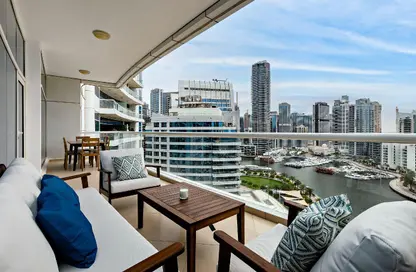 Apartment - 2 Bedrooms - 3 Bathrooms for rent in Dorra Bay - Dubai Marina - Dubai