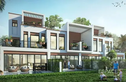 Townhouse - 4 Bedrooms - 3 Bathrooms for sale in Costa Brava 1 - Costa Brava - Damac Lagoons - Dubai