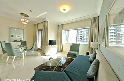 Apartment - 2 Bedrooms - 3 Bathrooms for rent in Damac Maison Dubai Mall Street (The Signature) - Burj Khalifa Area - Downtown Dubai - Dubai