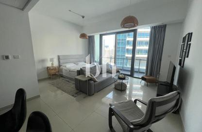 Apartment - Studio - 1 Bathroom for rent in Silverene Tower B - Silverene - Dubai Marina - Dubai