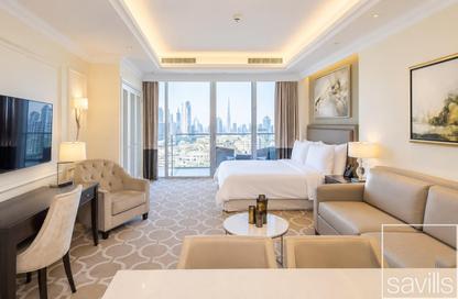 Apartment - Studio - 1 for rent in Kempinski Blvd (The address Blvd) - Downtown Dubai - Dubai