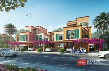Villa - 5 - 5 for sale in Nice - Damac Lagoons - Dubai