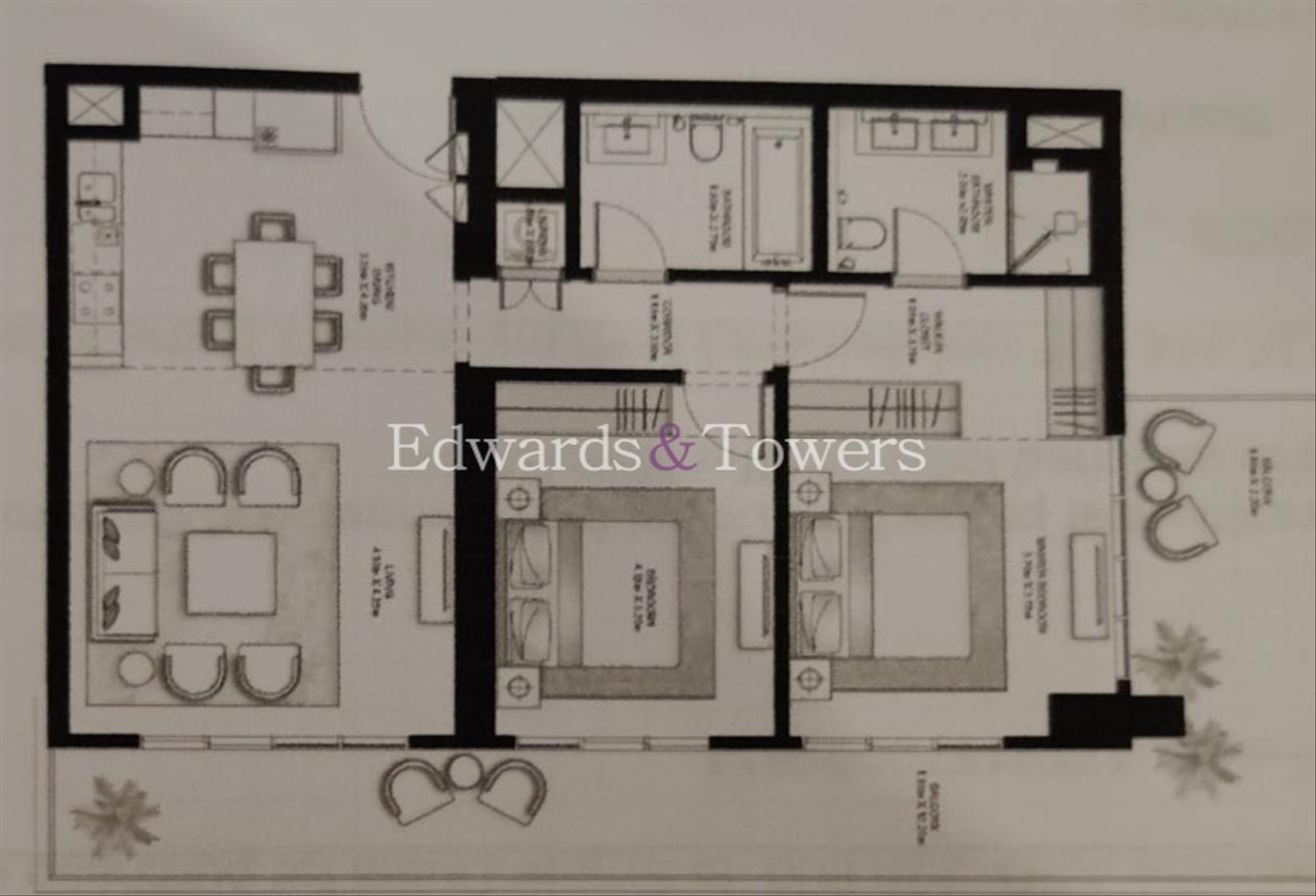 Palm and Marina View | Corner Unit | Private Beach photo 11