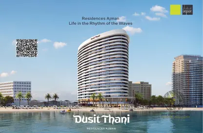 Apartment - 1 Bedroom - 2 Bathrooms for sale in Ajman Corniche Residences - Ajman Corniche Road - Ajman