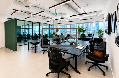 Office Space - Studio - 1 Bathroom for rent in The Prime Tower - Business Bay - Dubai
