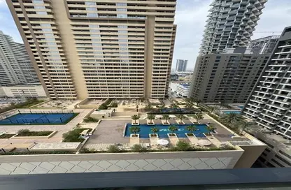 شقة - غرفة نوم - 2 حمامات للايجار في هيراد تاور - قرية جميرا الدائرية - دبي