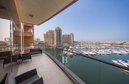 Apartment - 2 - 3 for rent in Aquamarine - Tiara Residences - Palm Jumeirah - Dubai