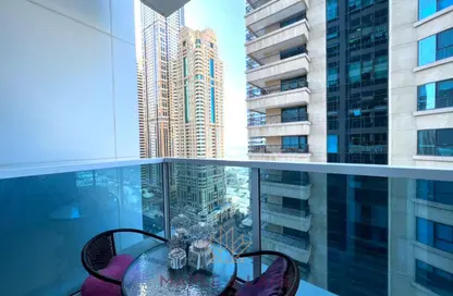Apartment - 1 Bedroom - 2 Bathrooms for rent in Marina Arcade Tower - Dubai Marina - Dubai
