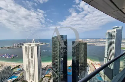 Apartment - 3 Bedrooms - 4 Bathrooms for rent in Al Fattan Marine Tower - Al Fattan Marine Towers - Jumeirah Beach Residence - Dubai