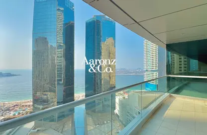 Apartment - 3 Bedrooms - 4 Bathrooms for rent in Al Fattan Marine Tower - Al Fattan Marine Towers - Jumeirah Beach Residence - Dubai