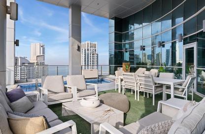 Penthouse - 4 Bedrooms - 5 Bathrooms for rent in Dubai Marina - Dubai