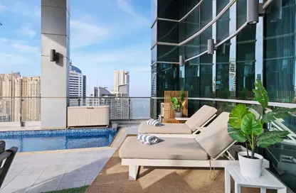 Penthouse - 4 Bedrooms - 5 Bathrooms for rent in Dubai Marina - Dubai