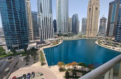 Apartment - Studio - 1 Bathroom for rent in Lake View Tower - JLT Cluster B - Jumeirah Lake Towers - Dubai