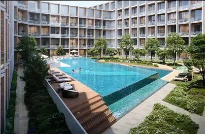 شقة - غرفة نوم - 2 حمامات للبيع في بن غاطي هيلكريست - ارجان - دبي شقة - غرفة نوم - 2 حمامات للبيع في بن غاطي هيلكريست - ارجان - دبي