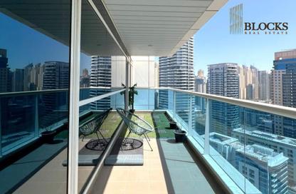 Apartment - 1 Bedroom - 2 Bathrooms for rent in Opal Tower Marina - Dubai Marina - Dubai