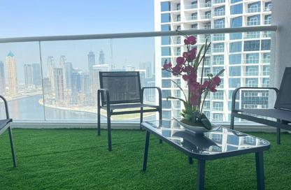 Apartment - Studio - 1 Bathroom for rent in Damac Maison Prive B - Damac Maison Prive - Business Bay - Dubai