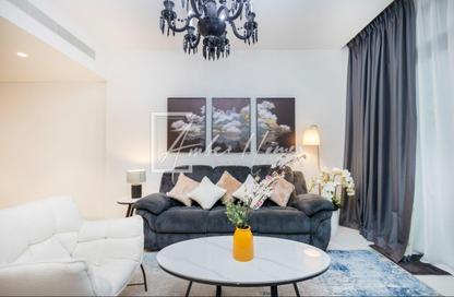 شقة - غرفة نوم - 2 حمامات للايجار في برج Marina Vista 2 - مارينا فيستا - إعمار بيتشفرونت - دبي هاربور - دبي