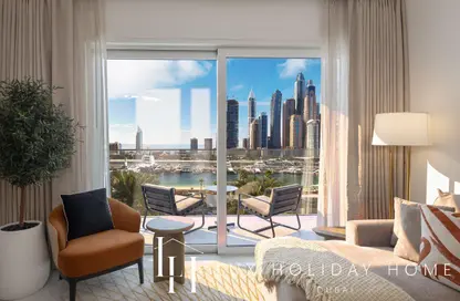 Apartment - 1 Bedroom - 1 Bathroom for rent in Grand Bleu Tower 1 - EMAAR Beachfront - Dubai Harbour - Dubai