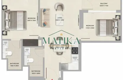 شقة - 2 غرف نوم - 2 حمامات للبيع في جزيرة سينية - مارينا أم القيوين - أم القيوين