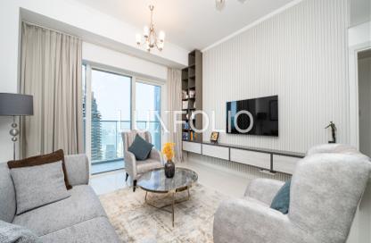 Apartment - 2 - 3 for rent in Damac Heights - Dubai Marina - Dubai