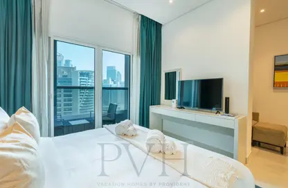 Apartment - Studio - 1 Bathroom for rent in Damac Maison Cour Jardin - Business Bay - Dubai