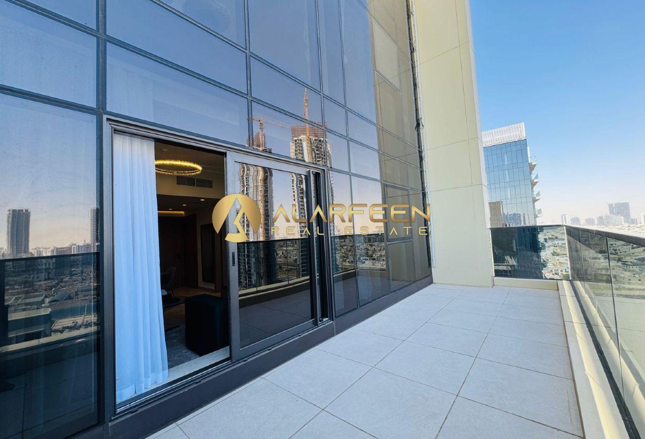 Furnished 1BR | Higher Flor | Balcony | City View photo 14