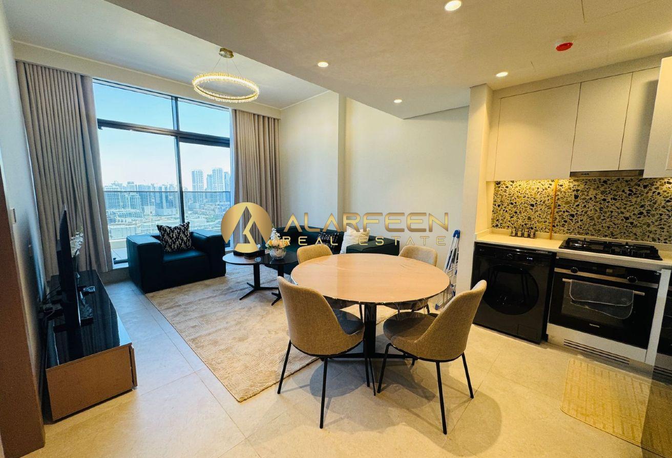 Furnished 1BR | Higher Flor | Balcony | City View photo 9