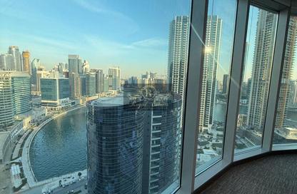 Office Space - 1 Bedroom - 1 Bathroom for rent in The Binary Tower - Business Bay - Dubai