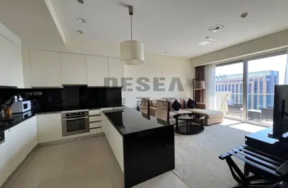 شقة - غرفة نوم - 2 حمامات للايجار في جي دبليو ماريوت هوتيل مارينا - دبي مارينا - دبي