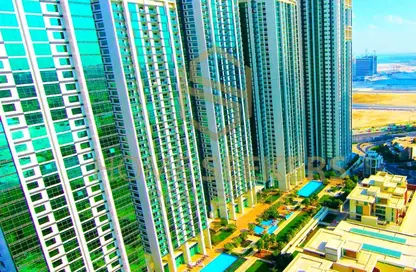 Apartment - 2 Bedrooms - 2 Bathrooms for rent in Burooj Views - Marina Square - Al Reem Island - Abu Dhabi