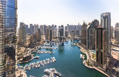 Apartment - 3 - 3 for rent in Damac Heights - Dubai Marina - Dubai