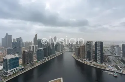 شقة - 2 غرف نوم - 2 حمامات للايجار في بنينسولا ثري - بنينسولا - الخليج التجاري - دبي