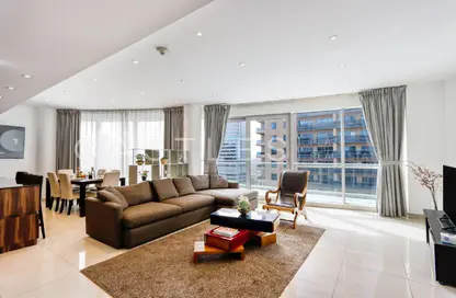 Apartment - 3 Bedrooms - 4 Bathrooms for sale in The Waves Tower A - The Waves - Dubai Marina - Dubai