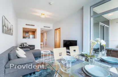 Apartment - 1 Bedroom - 2 Bathrooms for rent in Iris Blue - Dubai Marina - Dubai