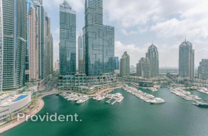 Apartment - 1 Bedroom - 2 Bathrooms for rent in Iris Blue - Dubai Marina - Dubai