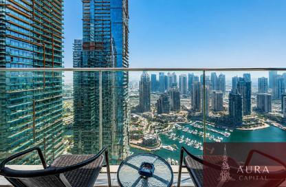 Apartment - 2 - 3 for rent in Damac Heights - Dubai Marina - Dubai
