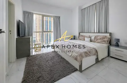 شقة - غرفة نوم - 2 حمامات للايجار في برج ماج214 - (JLT) مجمع R - أبراج بحيرات الجميرا - دبي