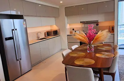 شقة - 3 غرف نوم - 3 حمامات للايجار في برج Marina Vista 1 - مارينا فيستا - إعمار بيتشفرونت - دبي هاربور - دبي