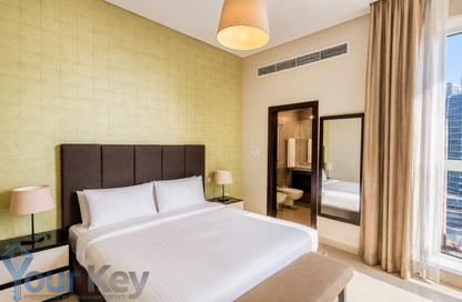 Apartment - 1 Bedroom - 2 Bathrooms for rent in Al Jowhara Tower - Corniche Road - Abu Dhabi