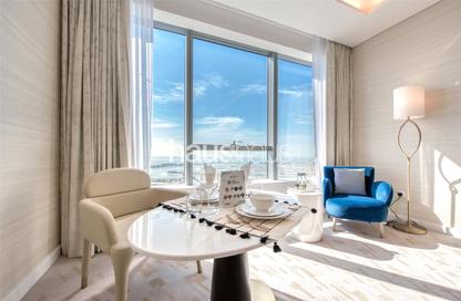 Apartment - Studio - 1 for rent in The Palm Tower - Palm Jumeirah - Dubai